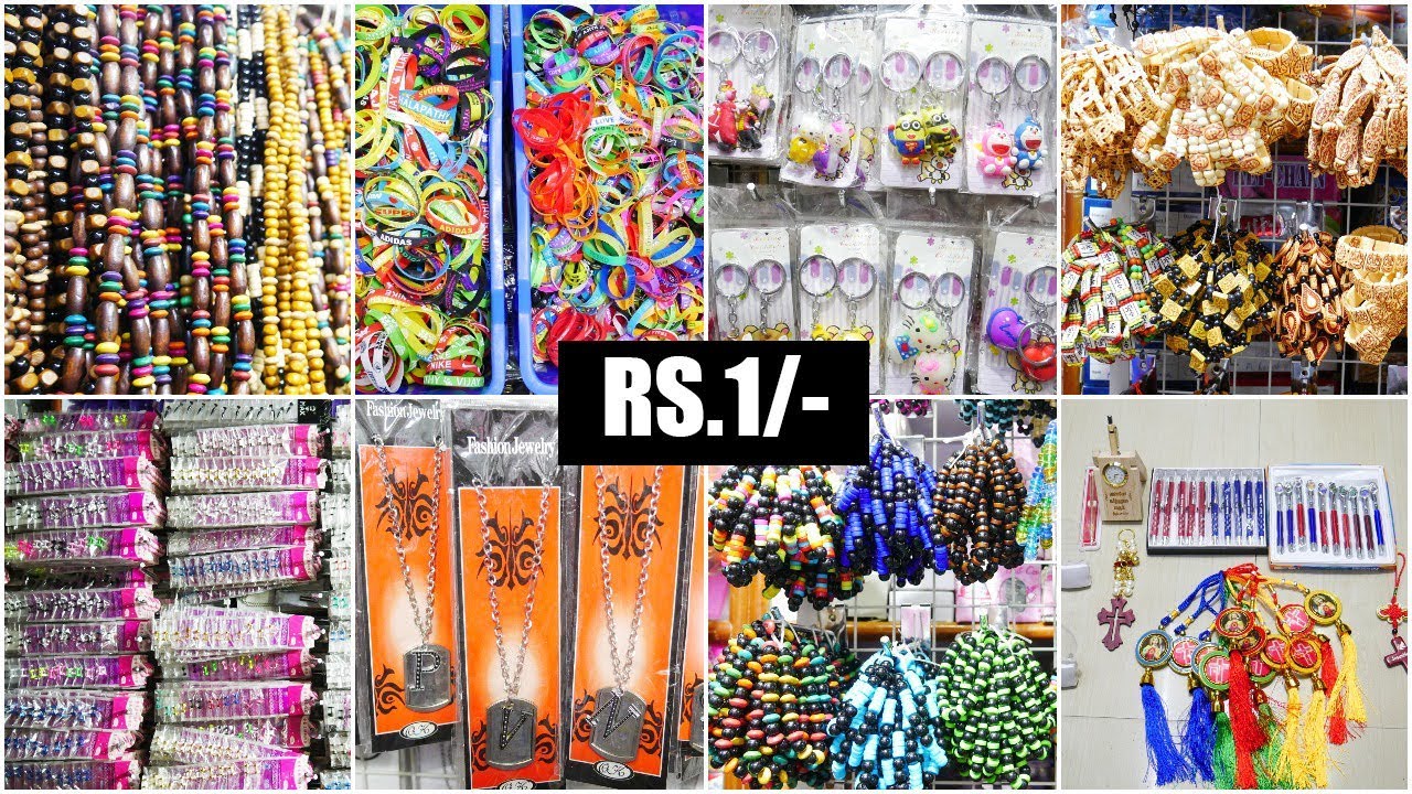 Rs.1/ All Fashionable Fancy Items At Wholesale Price Sowcarpet