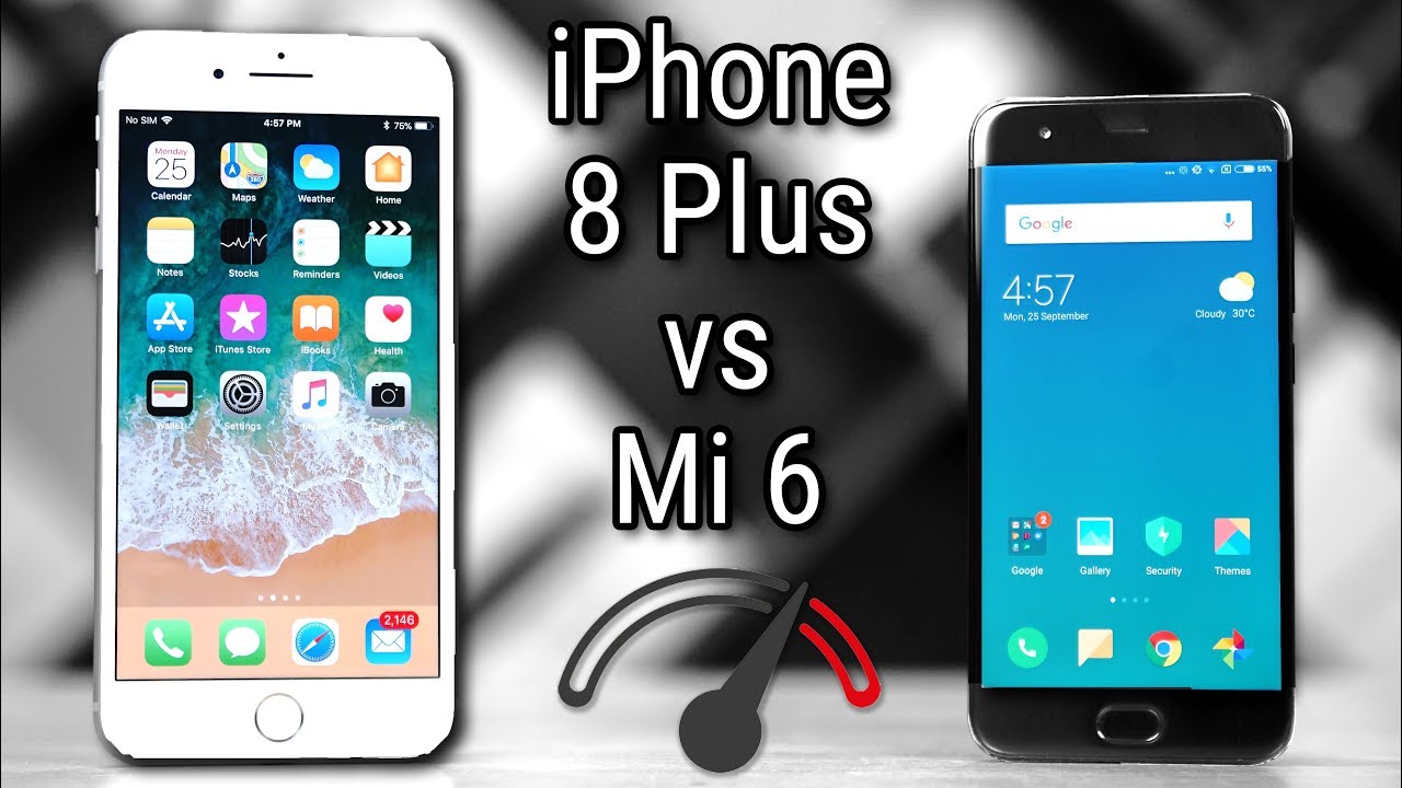 Xiaomi Mi6 and Apple iPhone 8 Plus - Comparison