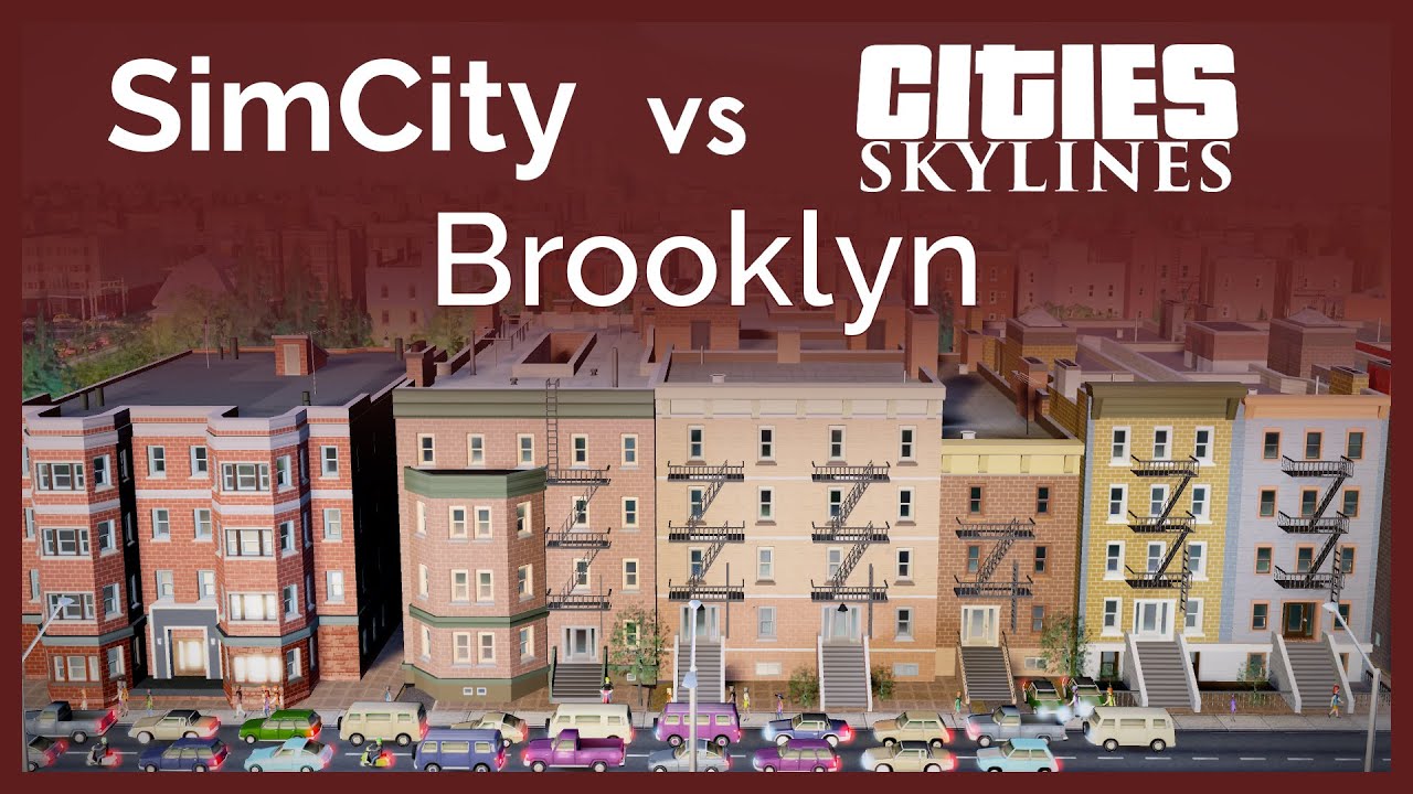 SimCity vs Cities Skylines - Brooklyn | SimValera - YouTube