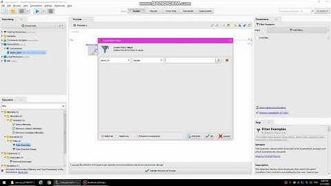 การเตรียมข้อมูลโดยใช้โปรแกรม rapid miner studio