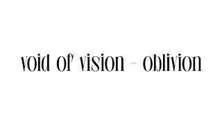 void of vision - oblivion | guitar cover