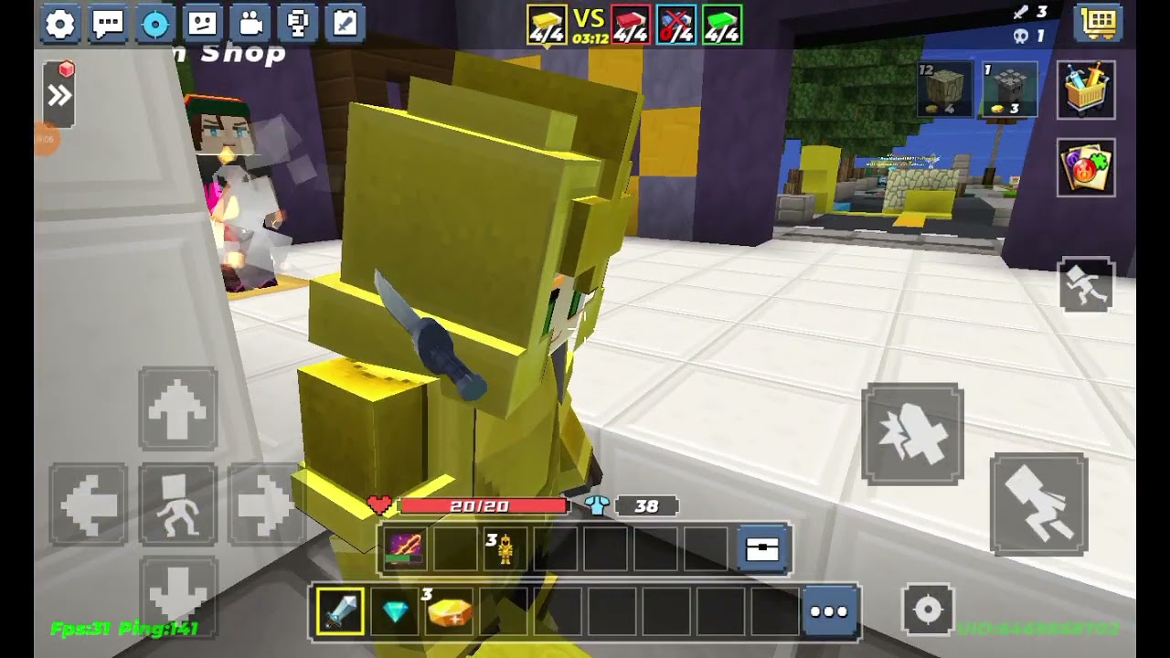 bedwars shadow dragon battle (please sub🥲)