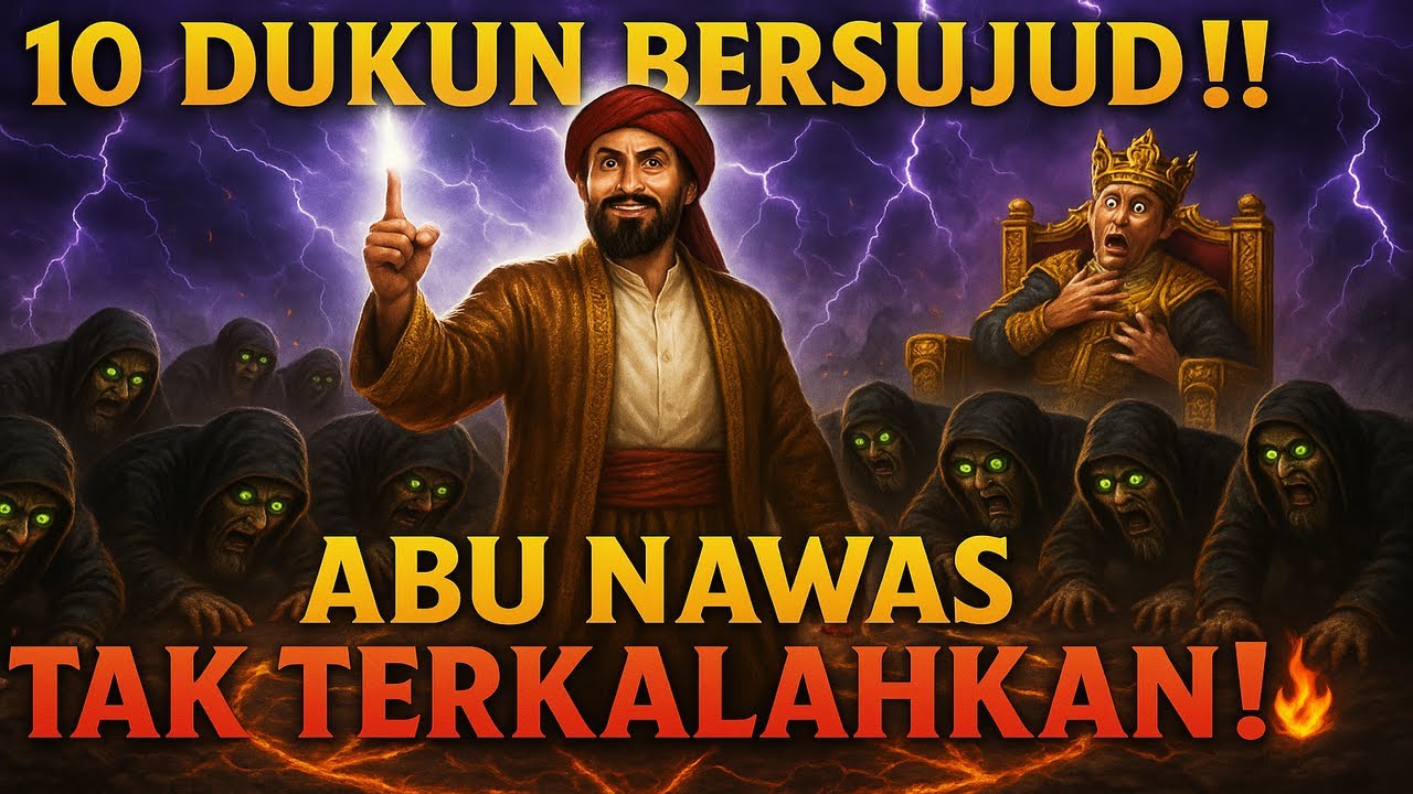Raja Kerahkan 10 Dukun sakti untuk Menumbangkan Abu Nawas — Tapi Mereka Semua Sujud‼️