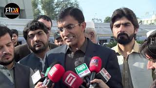Mohsin dawar media talk after charsadda jalsa | MNA | waziristan |