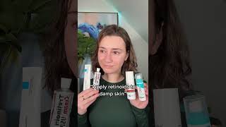 Don't do this with retinoids!