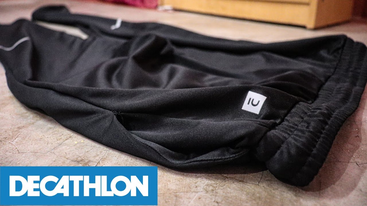 Buy Men Polyester Non-Stretchable Gym Track Pants - Black Online | Decathlon