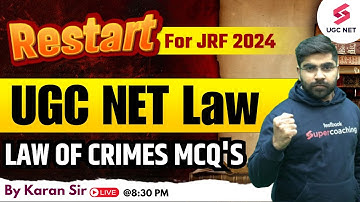 UGC NET 2024 Law | UGC NET Law Revision Important MCQ