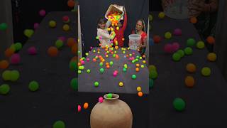 ping pong mullte collor ball roll vs mattka challenge game #shorts #funny