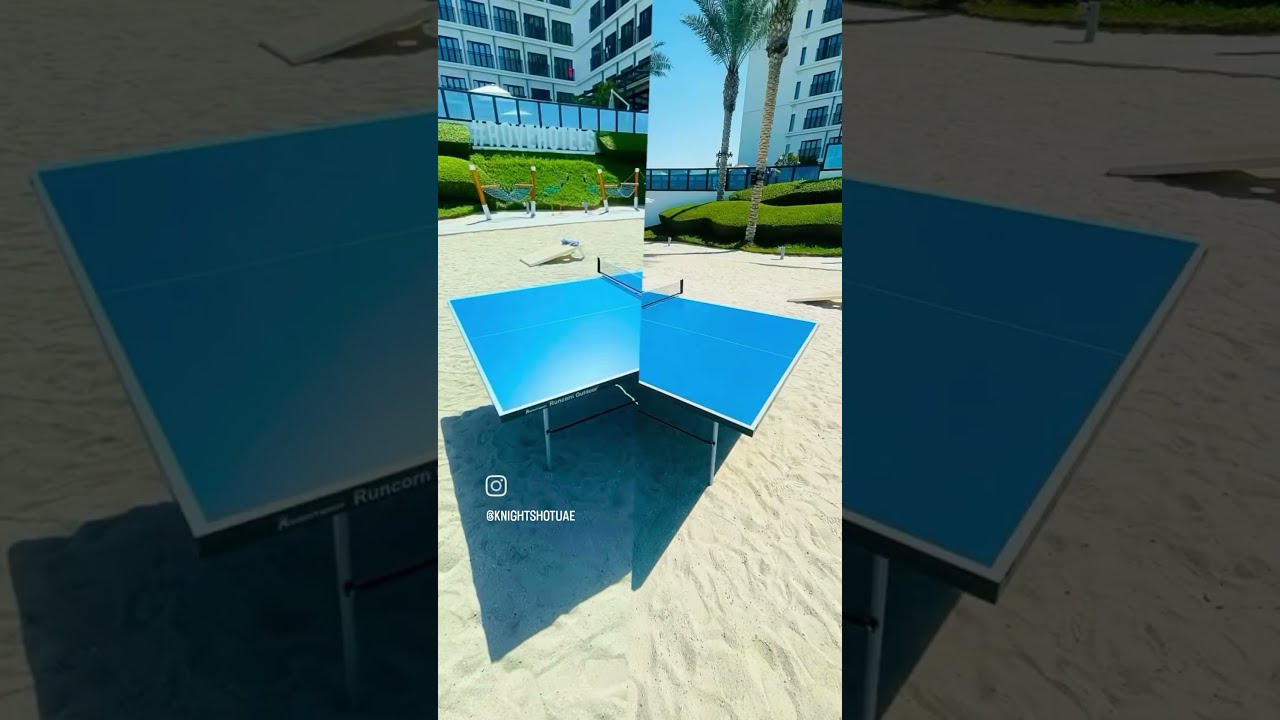 Knight Shot Table Tennis Table – Foldable Game Room Favorite