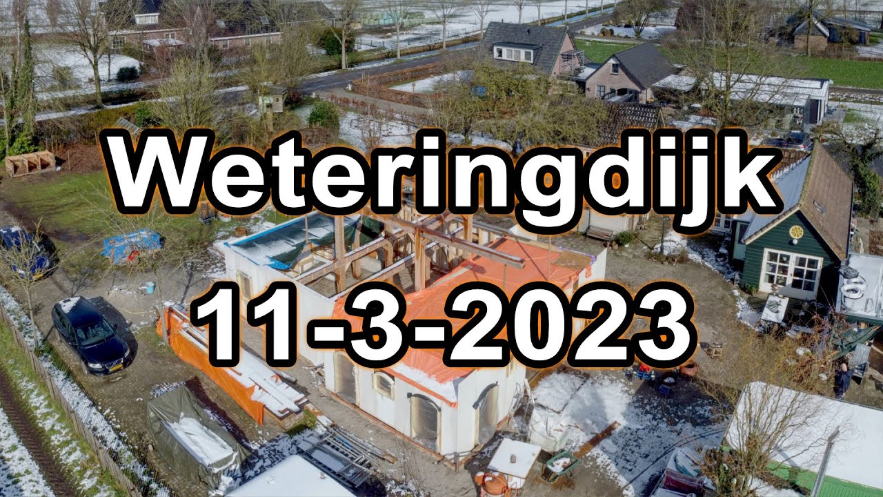 Huis in aanbouw // Weteringdijk Oene // Drone // 11-3-2023