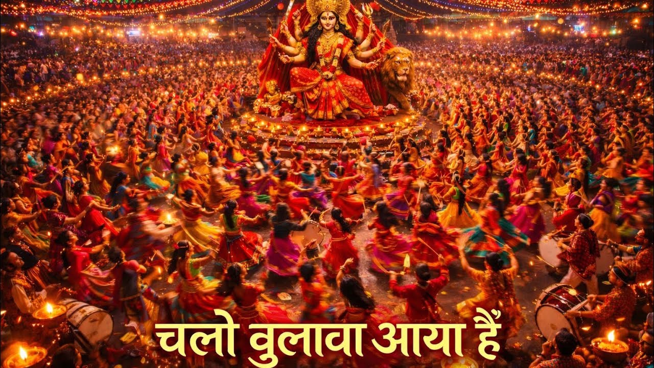 चलो बुलावा आया रे 💃 फुल सॉन्ग | नवरात्रि स्पेशल 2025 | एनर्जेटिक गरबा | माँ ने बुलाया रे 🌺 #song 