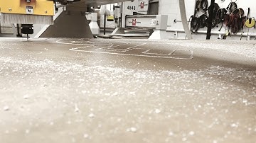 Lettering on Casted Acrylic with a CNC Router Machine | Signmaking - Sign Shop - Sign Makers