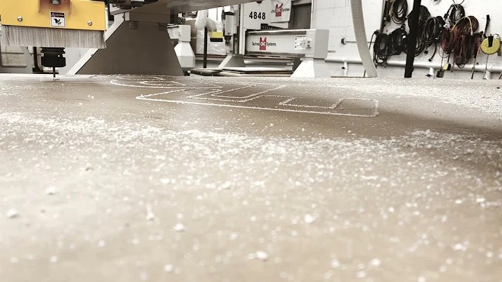 Lettering on Casted Acrylic with a CNC Router Machine | Signmaking - Sign Shop - Sign Makers