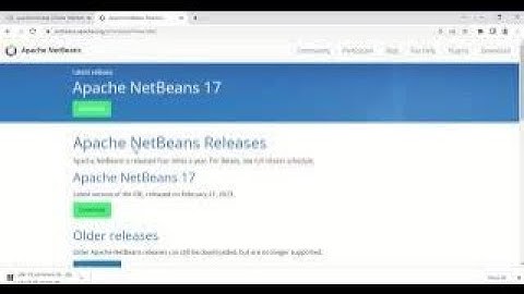 Download and Installation of NetBeans - PART I