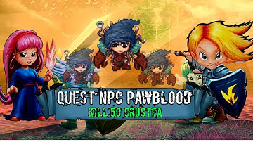 TibiaME Daily Quest kill 50 Crustea huntera get 49.810 exp.