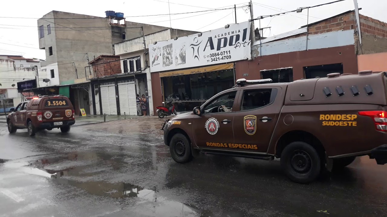 Operação policial em Vitória da conquista-Bahia em 29/11/20