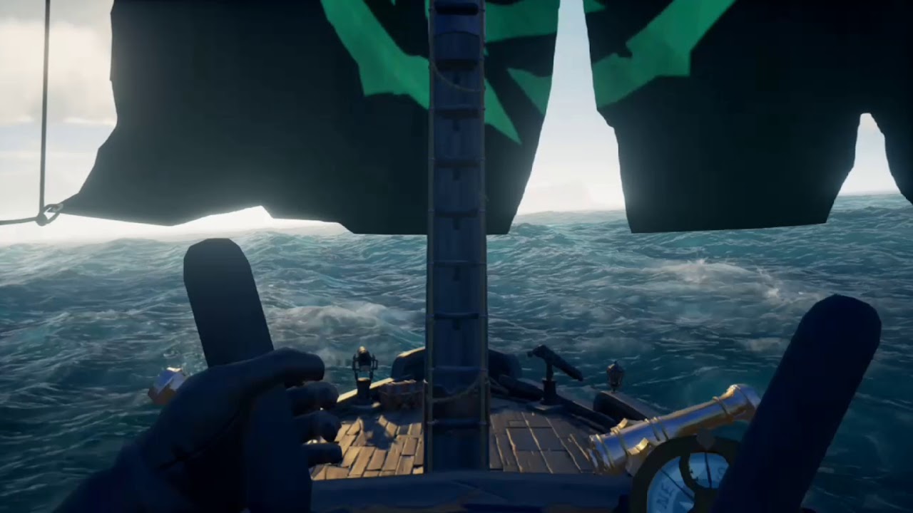 How to sink a Ghost ship in 9 cannon shots.  Sea of Thieves