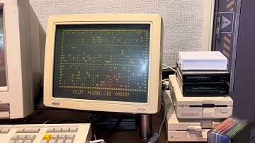 BoulderDash on the MiniMax 8085 SBC via a VT-320 Terminal