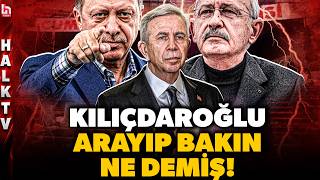 Kiliçdaroğlunun Paçalari Böyle Tutuşmuş Mansur Yavaş Istifa Sürecini Böyle Anlattı Meğer O Gün...