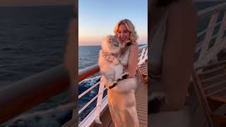 Model's Cruise Photoshoot With a Cat Went Horribly Wrong…