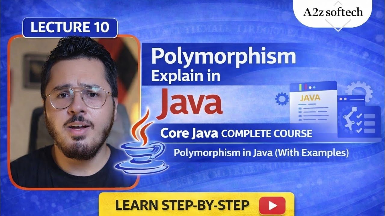 Polymorphism explain in Java | हिंदी Core Java Complete Course ...
