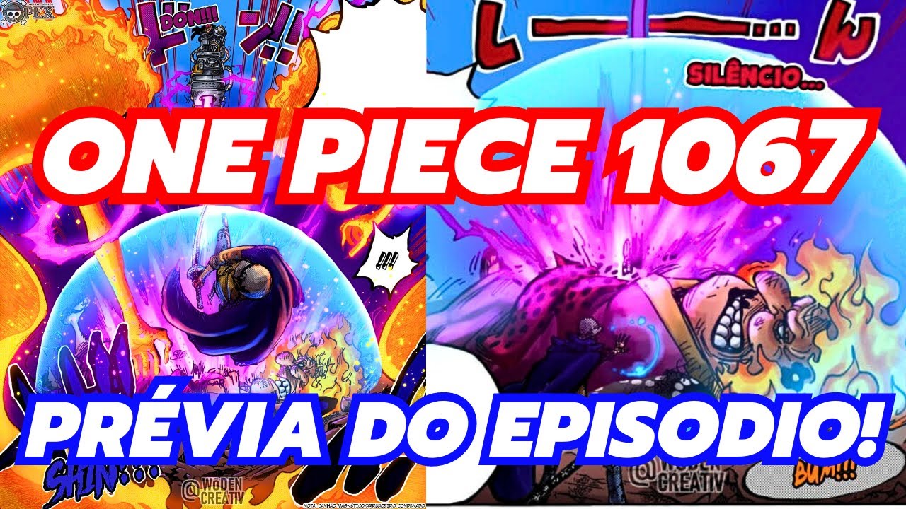 ONE PIECE 1067 PRÉVIA! - LAW E KID VÃO SE SUPERAR EM MAIS UM EPISÓDIO