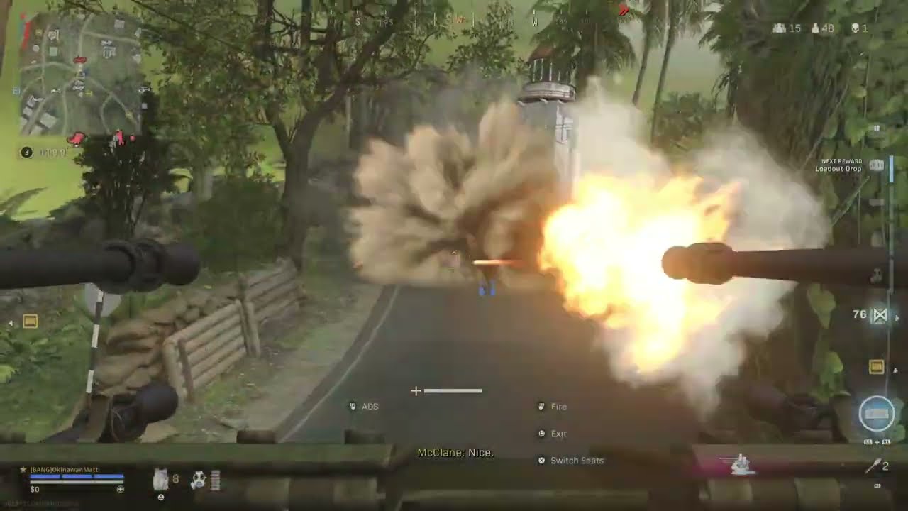 Clip: Use anti-aircraft jeeps improperly effectively. CoD Warzone Operation Monarch