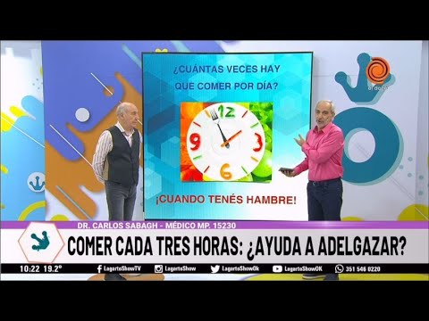 Comer cada tres horas NO adelgaza