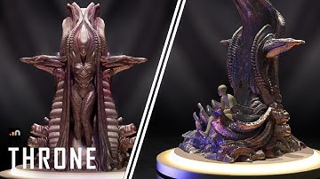 CONCEPT ART Timelapse - Throne - ADOBE MEDIUM