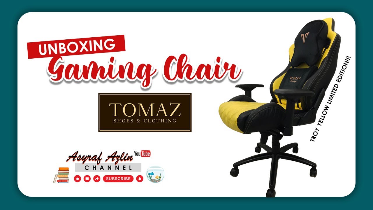 Unboxing Gaming chair Tomaz TROY & Gaming Table TomaZ armor 