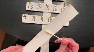 CHEAP DIY WOODEN ADVENT CALENDAR FARMHOUSE CHRISTMAS SCRAP WOOD IDEAS COUNTDOWN TO CHRISTMAS