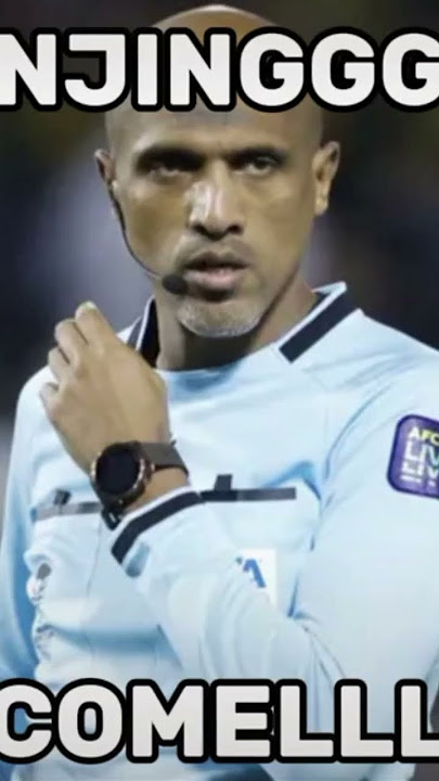 Wasit botak pembawa sial #football