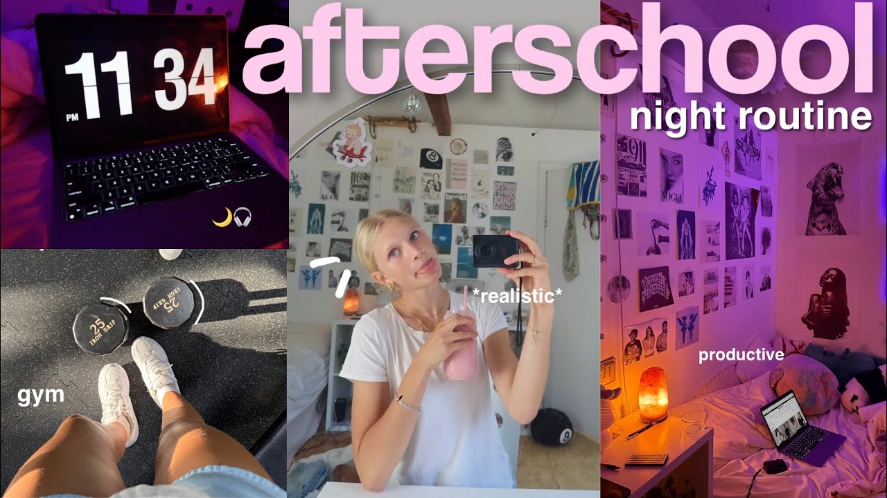 MY AFTERSCHOOL NIGHT ROUTINE *sophomore in high school*