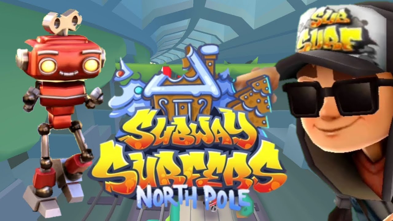 SUBWAY SURFERS NORTH POLE 2023 : NO FLOOR CHALLENGE!  GAMEPLAY TILL GET CAUGHT-CLOCKWORK JOHNNY!