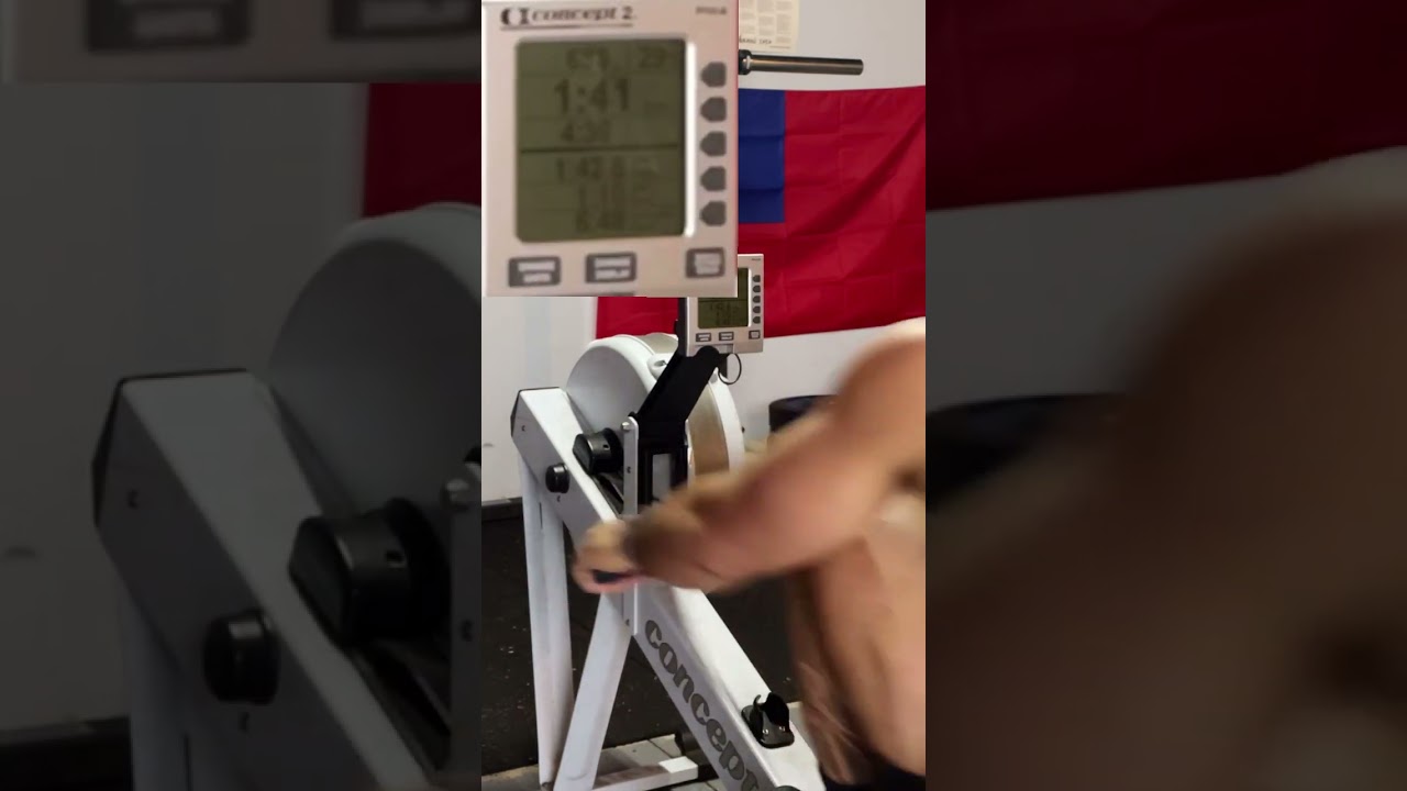(How to row/ ski a faster time for beginners) 2000m row ski strategy.