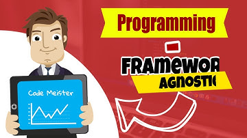 Programming - What benefits has framework agnostic solution?