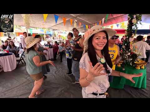 Laos LA ສະບາຍດີ🙏Moreno valley beach ￼Lao new year festival มาเที่ยวงานสงกรานต์ลาวอยู่ที่ มาริโลวาเล่