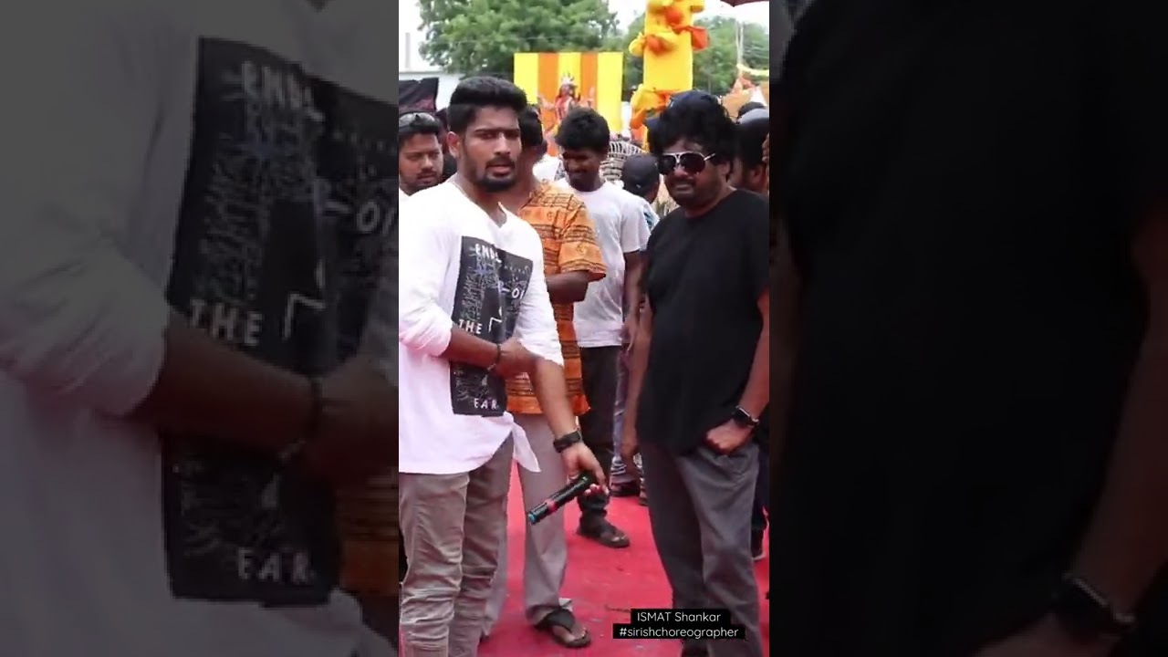 Making video of ISMART SHANKAR movie Bonalu song #rampothineni #purijagannadh #sirishchoreographer