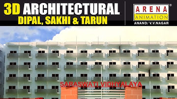 2D & 3D animation Courses - Student Work - Architecture Visualization Green City