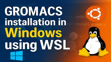 Molecular Dynamics simulation for beginners | Gromacs installation in windows 10/11 using WSL2