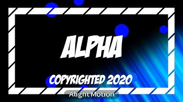 Redddy || Template 2D alight motion intro || remake of TGOD designs