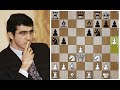 Владимир Крамник, ЖЕРТВУЯ пешкой и конем, проводит блестящую атаку на короля! Шахматы.