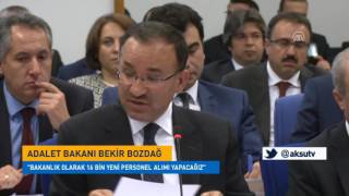 Adalet Bakanı Bozdağ 16 Bin Yeni Personel Alımı Yapacağız