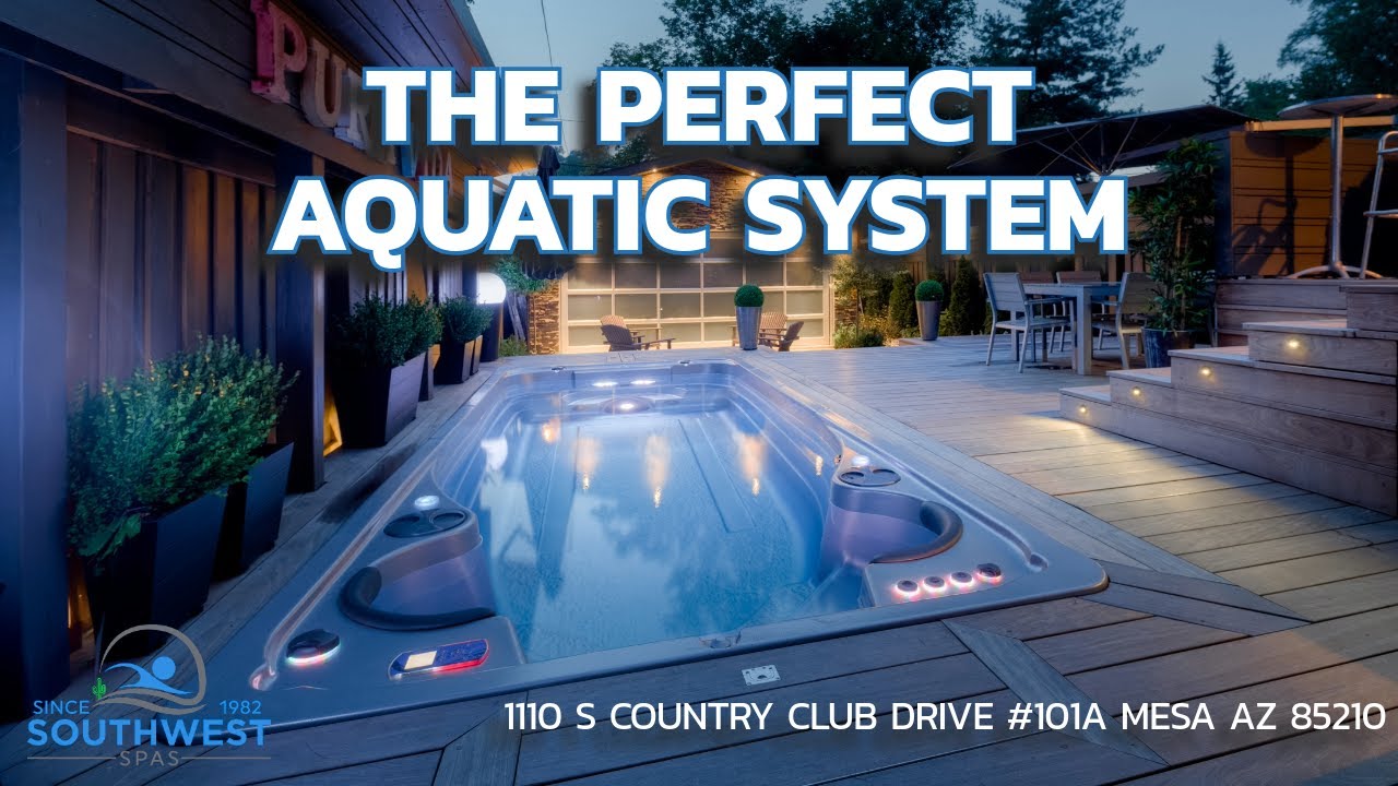 Hydropool 17AX AquaSport -Industry Standout Swim Spa - YouTube