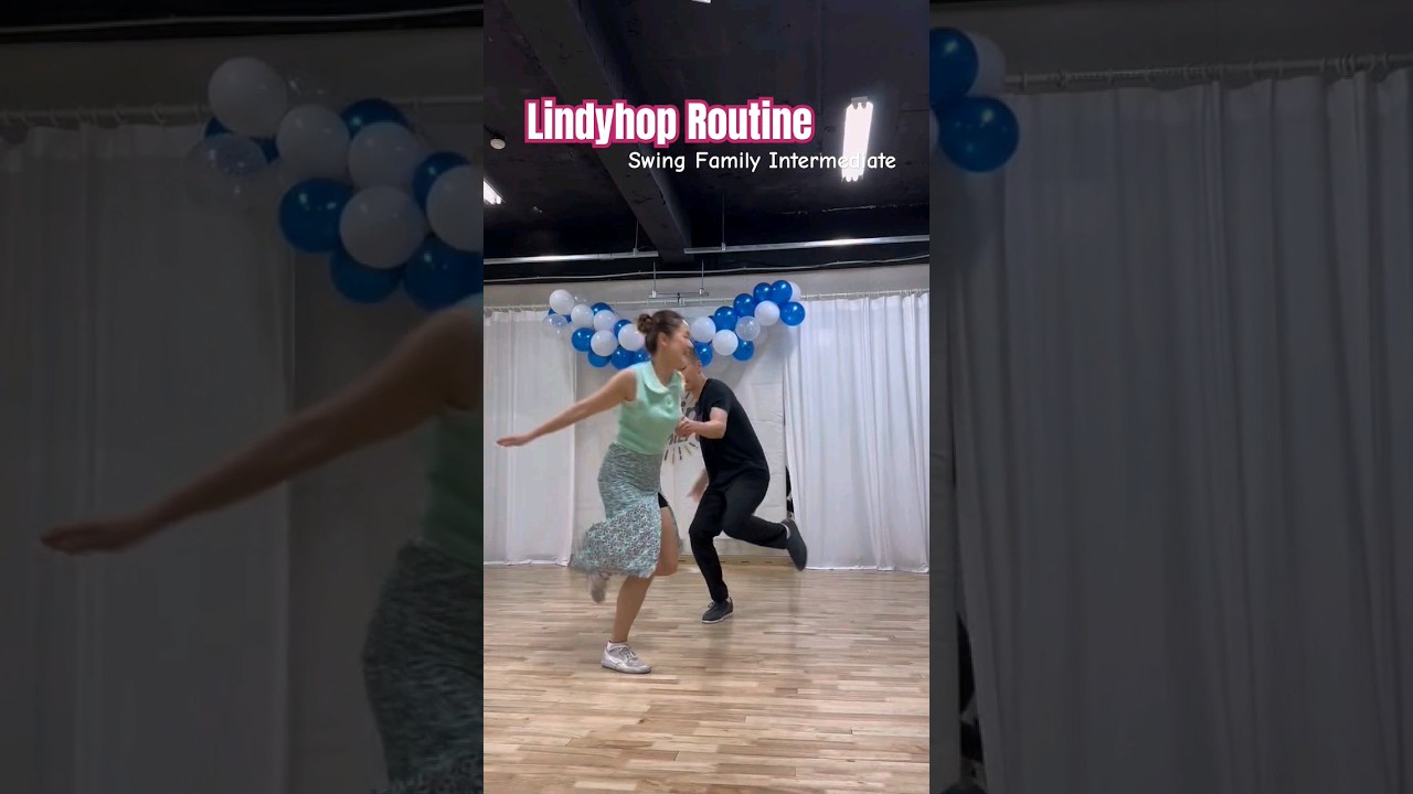 Lindyhop Routine - Nalla & Jessica @ Swing Family #swing #swingdance #jazz