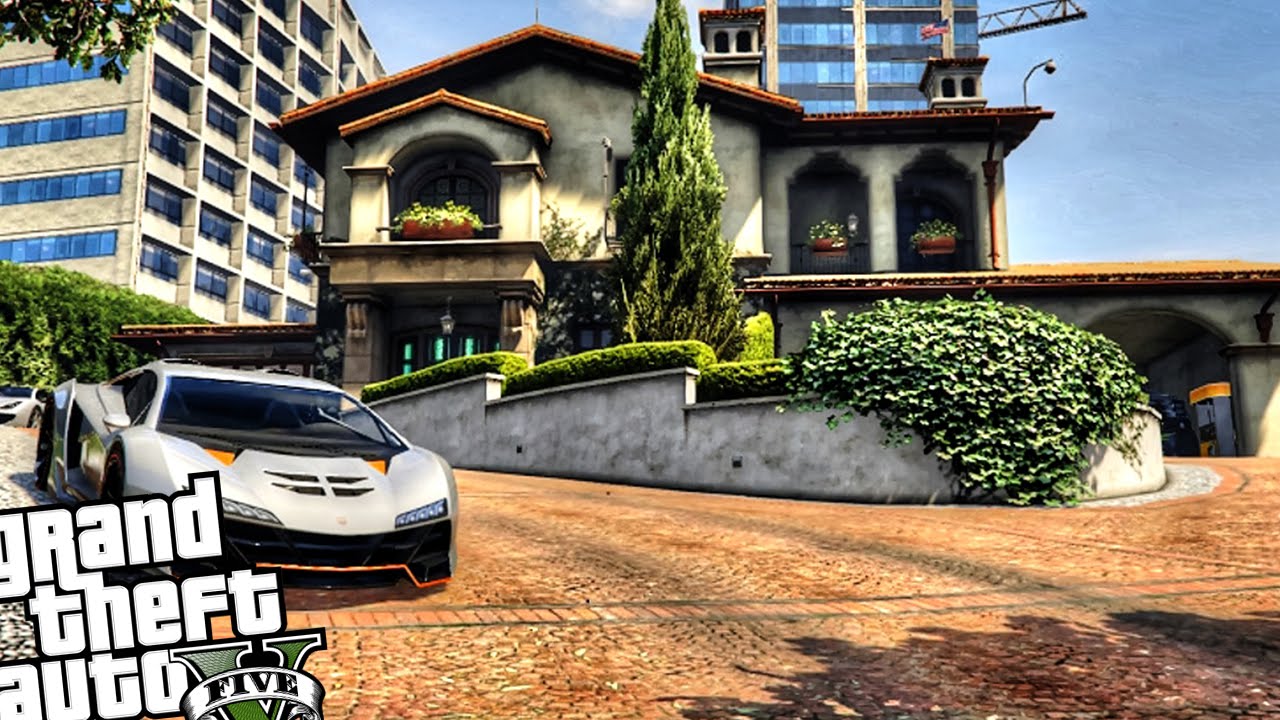 Michaels Boss Hollywood Mansion Gta 5 Pc Youtube
