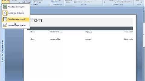 Access: gestione clienti - parte 9