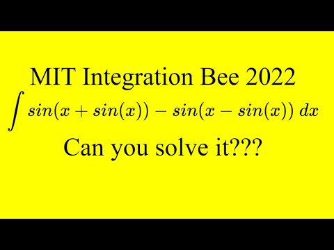 MIT Integration Bee