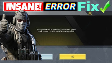 how to fix codm ban  - Your game data is abnormal, check your game environment