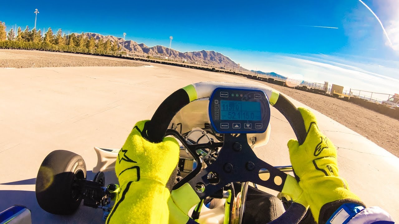 HELMET CAM CompKart KZ Shifter Las Vegas Karting Club Race Highlights YouTube